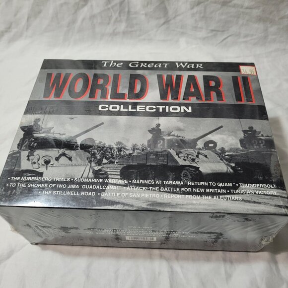World War II The Great War VHS Series 10 Tape Collection Made USA Vintage Sealed - Picture 9 of 9